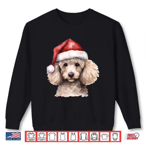 Sweatshirt Poodle Christmas Dog Shirt