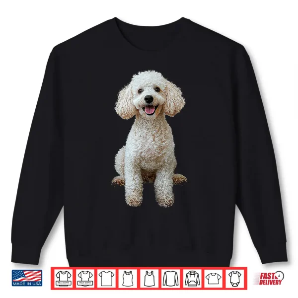 Sweatshirt Poodle Dog Motif Pet Illustration Poodle Men Women Kids Shirt