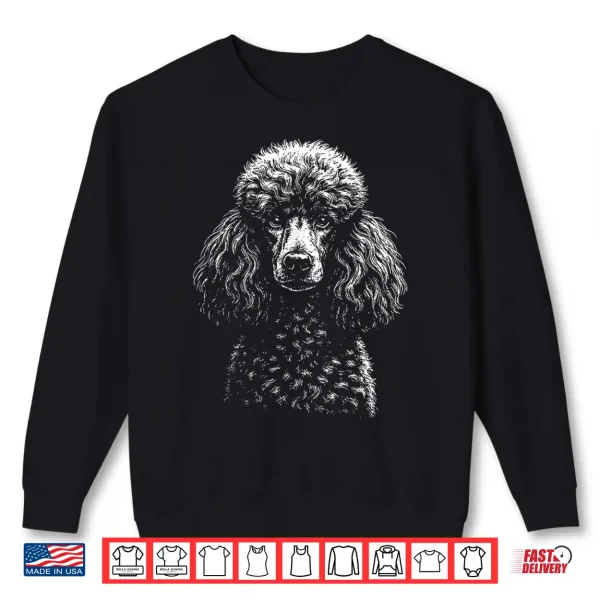 Sweatshirt Poodle Illustration Shirt