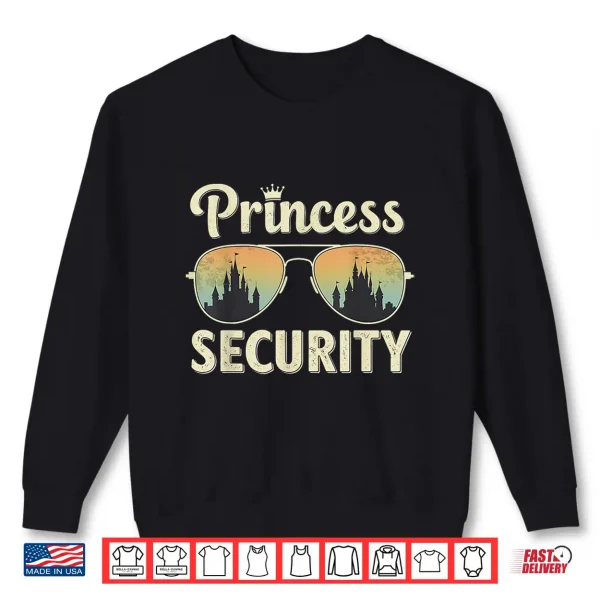 Sweatshirt Princess Security Squad Vacation Family Matching for Men Shirt