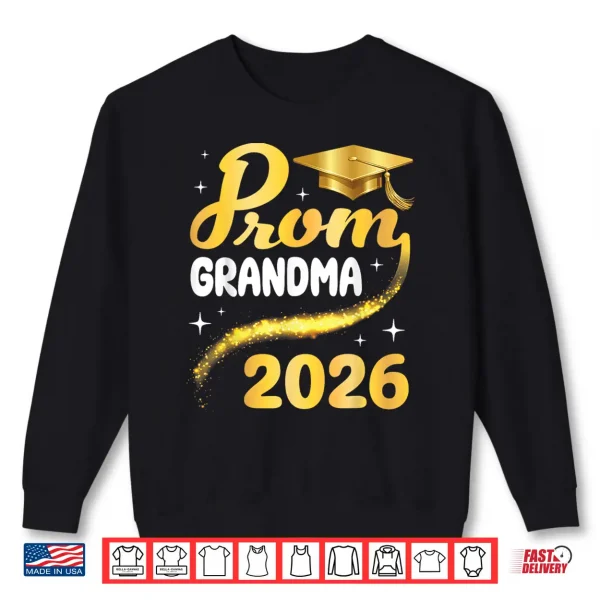 Sweatshirt Prom Relative 2026 Senior Graduation Class Of School Gold Cap Shirt