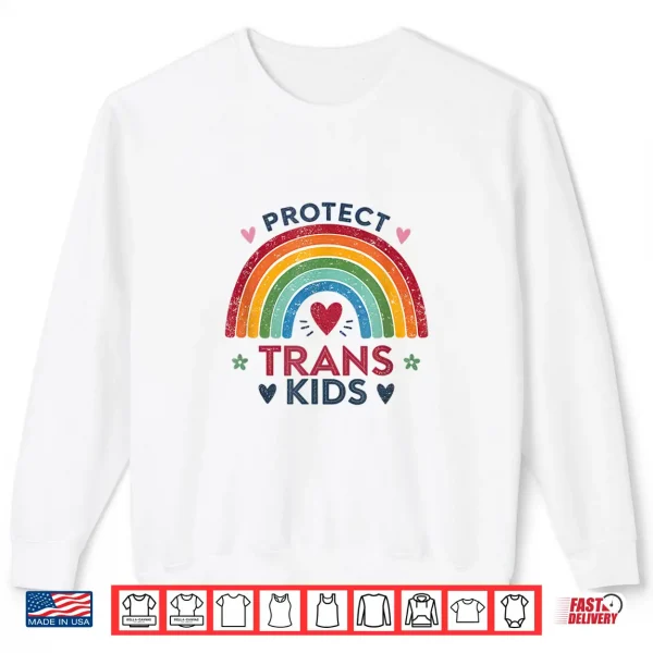 Protect Trans Kids Support Queer Youth Shirt 2 Sweatshirt Protect Trans Kids Support Queer Youth Shirt