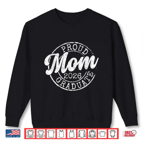 Sweatshirt Proud Graduate Stamp Senior 2026 Graduation Shirt