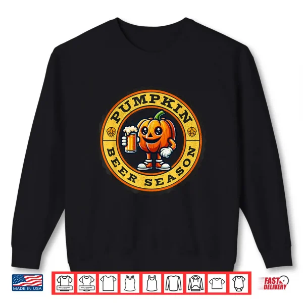 Sweatshirt Pumpkin Beer Season Craft Brewery Halloween IPA Stout Brewer Shirt