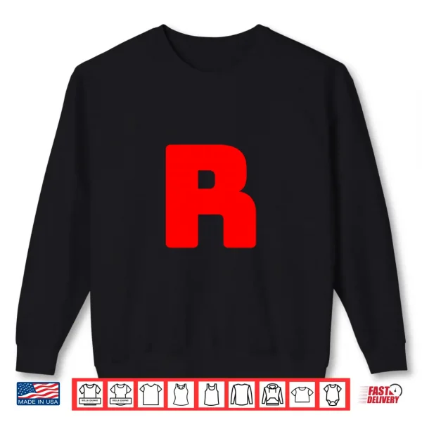 Sweatshirt R Team Rocket Group Costume Shirt