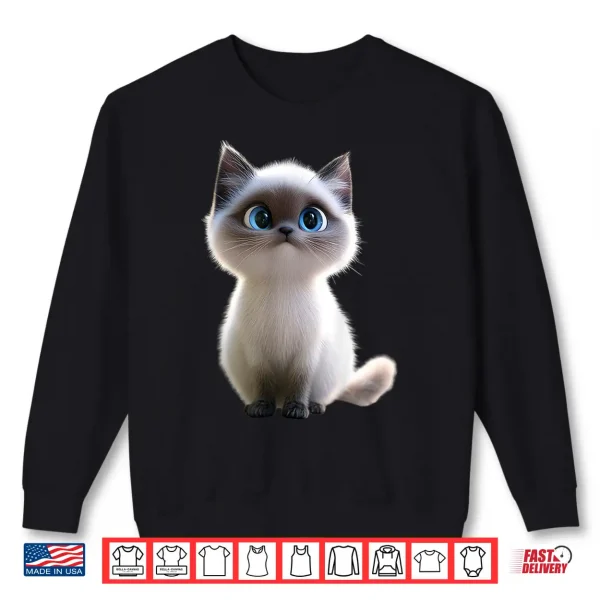 Sweatshirt Ragdoll Cat Cat Mom Kitten Meow Cute Ragdoll Cats Shirt