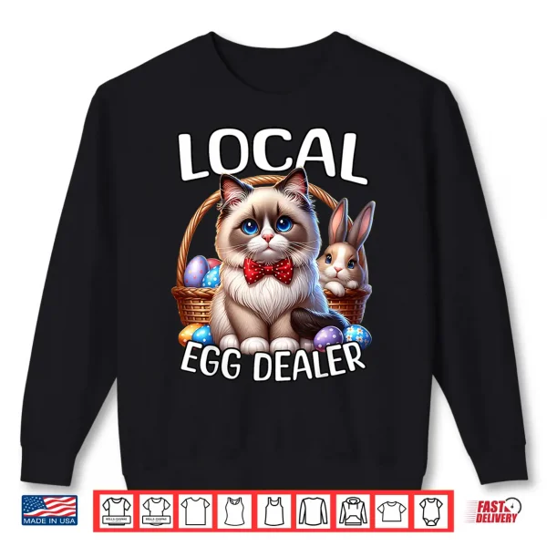 Sweatshirt Ragdoll Cat Easter with Cute Ragdoll Cat Shirt