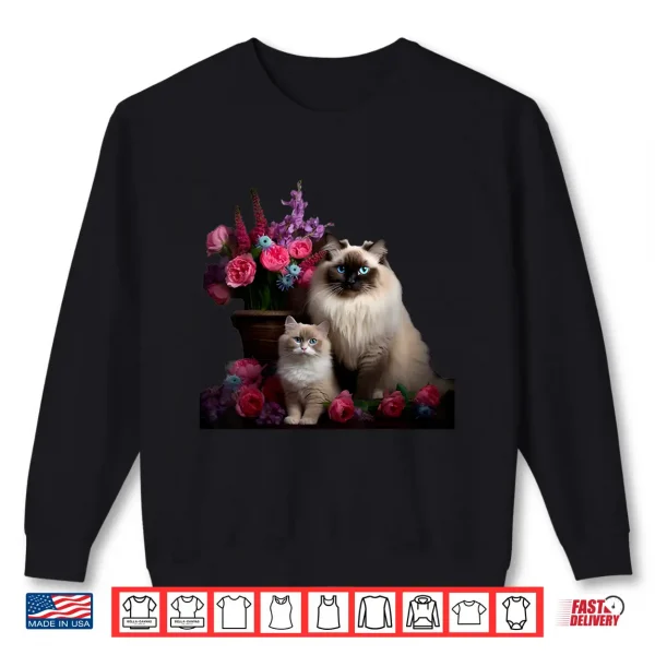 Sweatshirt Ragdoll Cat Mothers Day Ragdoll Cat Mothers Day Shirt