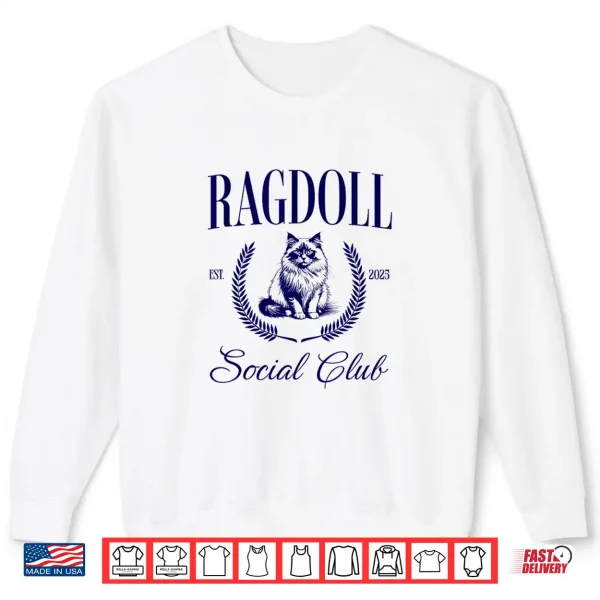 Sweatshirt Ragdoll Cat Women Girl Shirt