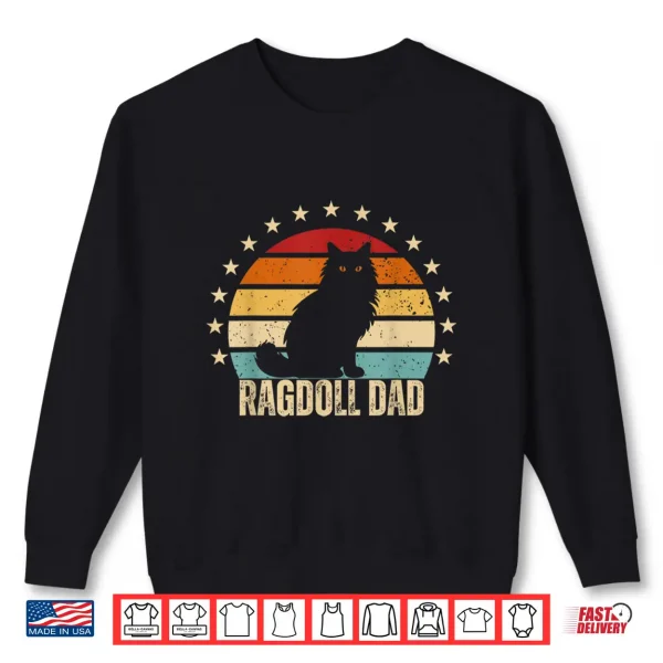 Ragdoll Dad Funny Ragdoll Cat Lover Father Men Shirt 2 Sweatshirt Ragdoll Dad Funny Ragdoll Cat Lover Father Men Shirt
