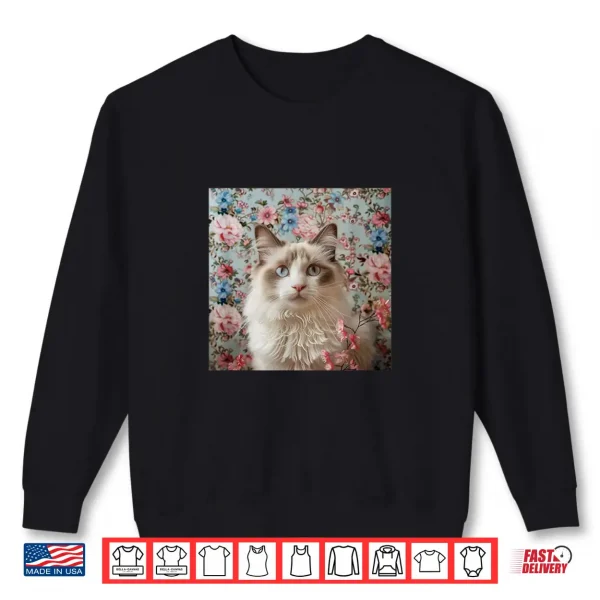 Sweatshirt Ragdoll cat Cottagecore Shirt