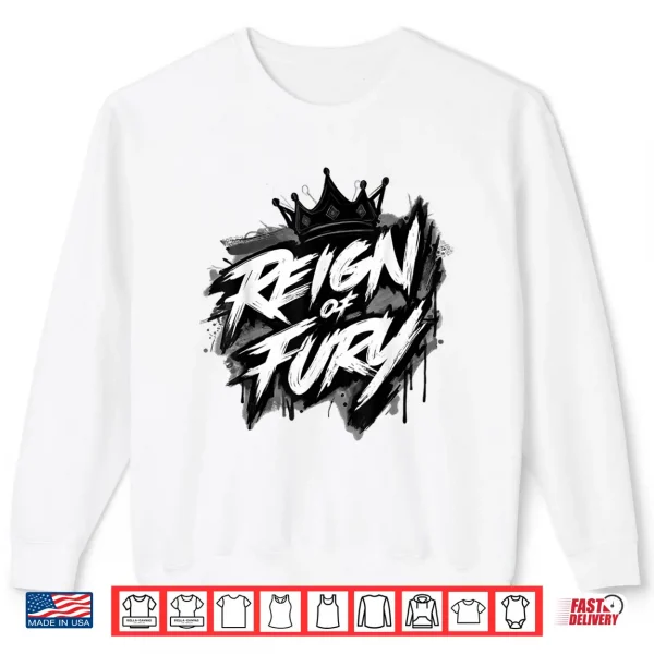 Sweatshirt Reign of Fury Martial Arts Combat Graphic Design Shirt