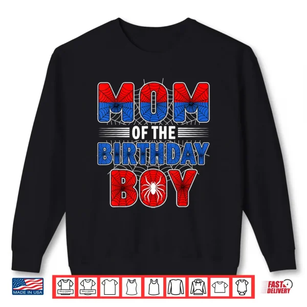 Sweatshirt Relative Of The Birthday Person Spider Web Birthday Party Shirt