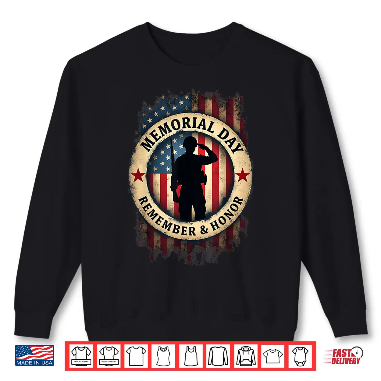 Remember & Honor Partiotic Veterans Memorial Day Shirt Remember & Honor Partiotic Veterans Memorial Day Shirt