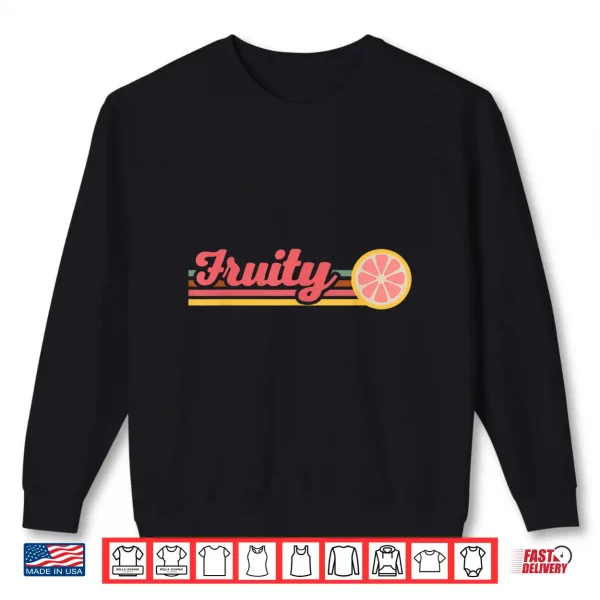 Sweatshirt Retro Fruity Lesbian Subtle Lesbian LGBTQ Gay Pride Month Shirt
