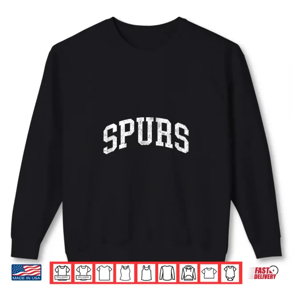 Sweatshirt Retro Vintage Spurs Shirt