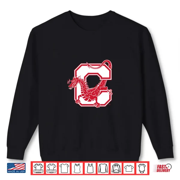 Sweatshirt S U N Y Cortland Red Dragons C Mark Shirt