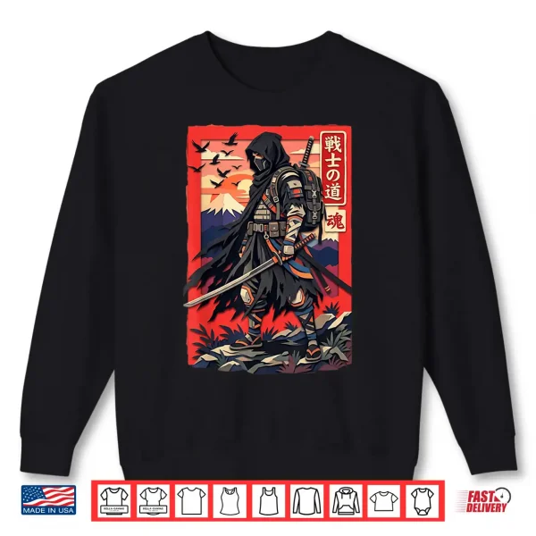 Sweatshirt Samurai Warrior Katana Art Shirt