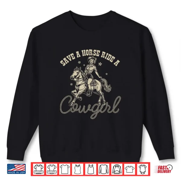 Save A Horse Ride A Cowgirl Lesbian Subtle Lgbt Pride Month Shirt 2 Sweatshirt Save A Horse Ride A Cowgirl Lesbian Subtle LGBT Pride Month Shirt
