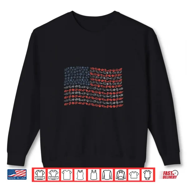 Seashell Starfish Flag Shirt 2 Sweatshirt Seashell starfish flag Shirt