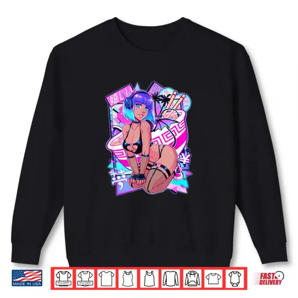 Sweatshirt Sexy Anime Girl Japanese Sexy Demon Girl Cosplay Shirt