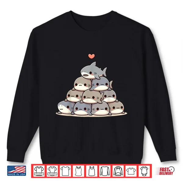 Sweatshirt Shark Cute Anime Kawaii Shirt