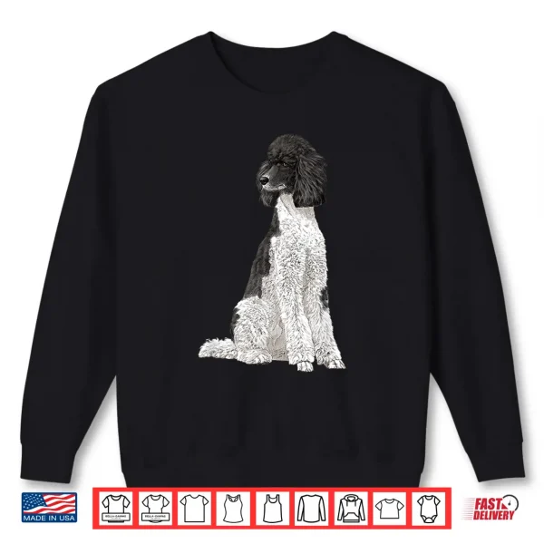 Sweatshirt Sitting Dog Poodle Shirt