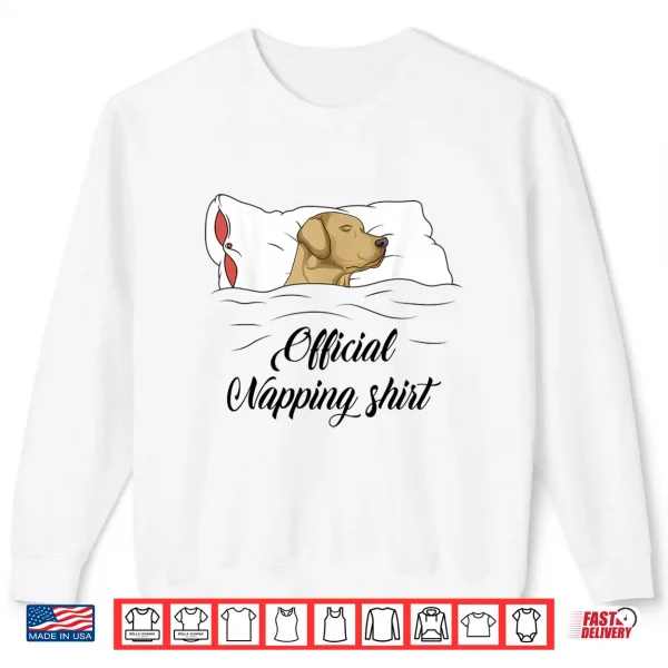 Sweatshirt Sleeping Labrador Retriever Pyjamas Lab Dog Official Napping Shirt