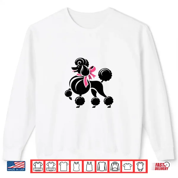 Sweatshirt Sock Hop Cutie 50s Costume Big Poodle 1950s Party Cute Shirt