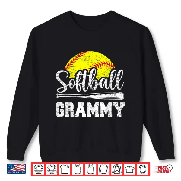 Sweatshirt Softball Grammy Softball Player Game Day Mothers Day Gift Shirt 2