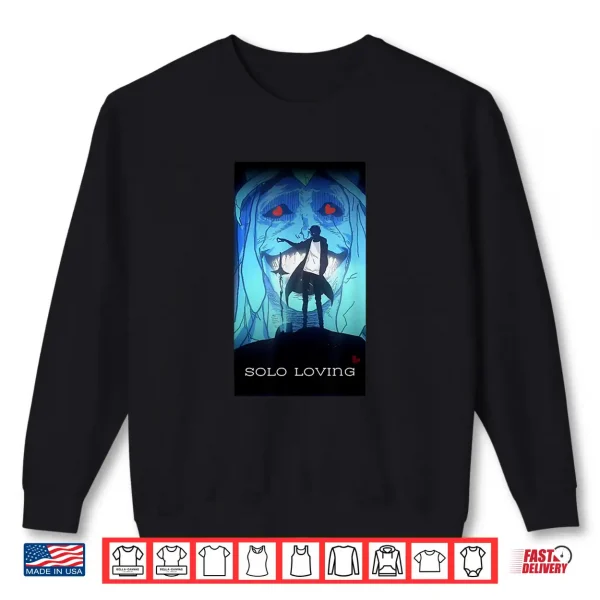 Sweatshirt Solo Loving Anime Tee for Japanese Cartoon Lovers Shirt