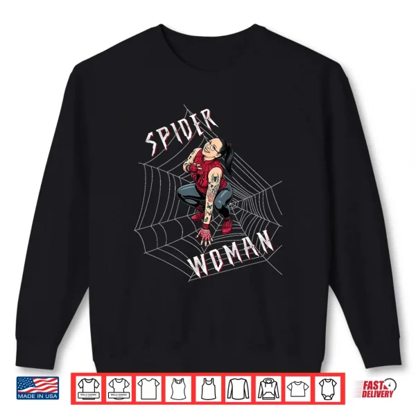 Sweatshirt Spider Woman Funny Superhero T Spiderweb Shirt