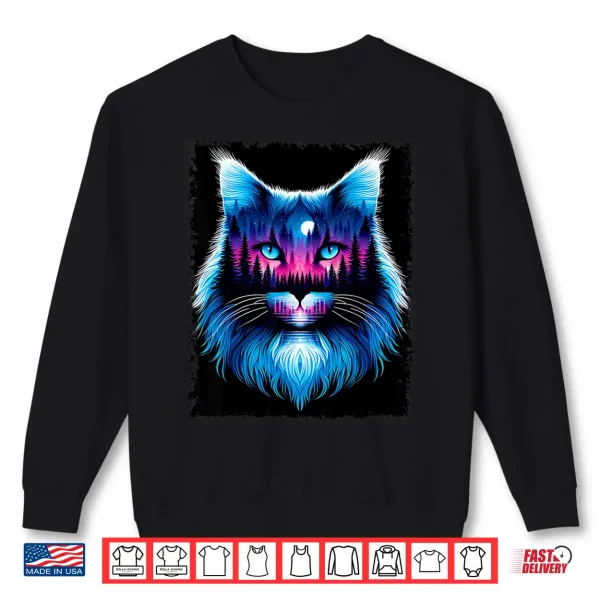 Sweatshirt Spirit Animal Maine Coon Cat Owner Men Women Kids Shirt