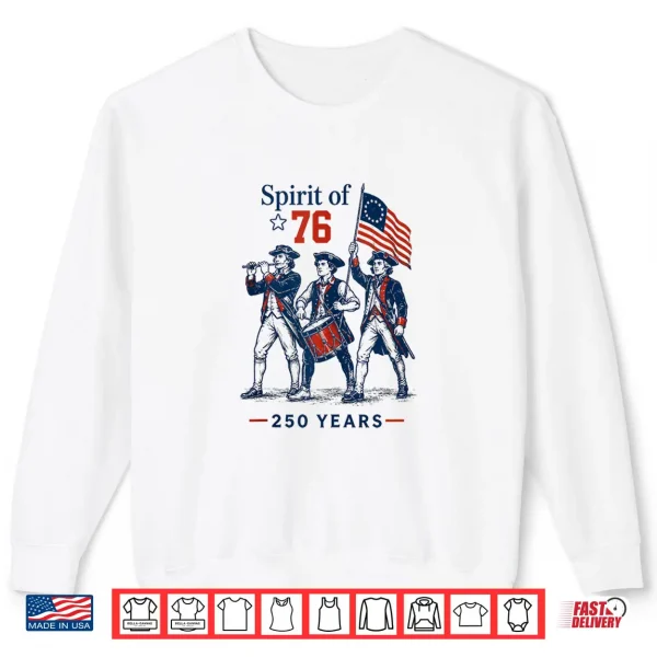 Spirit Of 76 Vintage 4Th Of July Shirt 2 Sweatshirt Spirit of 76 Vintage 4th of July Shirt