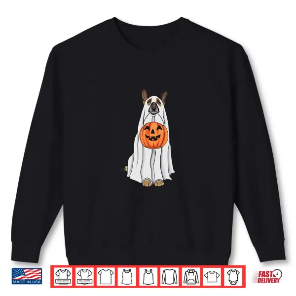 Sweatshirt Spooky German Shepherd Halloween Dog Ghost Shirt