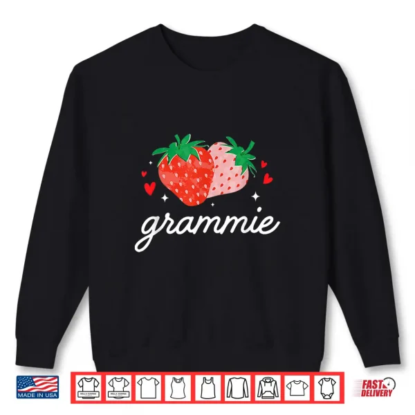 Sweatshirt Strawberry Grammie Strawberry 1st Birthday Family Matching Shirt