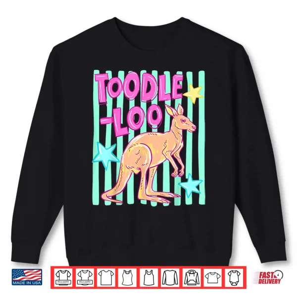 Sweatshirt Striped Toodle Loo Kangaroo Funny Summer Vibes Men Women Shirt