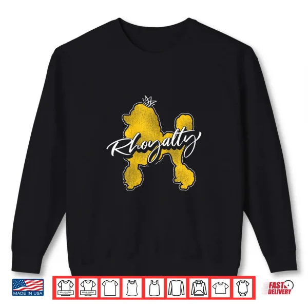 Sweatshirt Stylish Rhoyalty Pretty Poodle Shirt