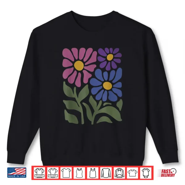 Sweatshirt Subtle Bi Pride Bisexual Rainbow Wild Flowers LGBT Shirt