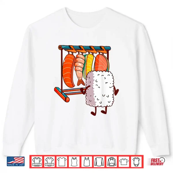 Sweatshirt Sushi Japanese Food Sushi Wardrobe Anime Sushi Wardrobe Shirt