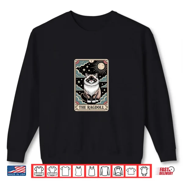 Sweatshirt Tarot Card Cat Halloween The Ragdoll Shirt