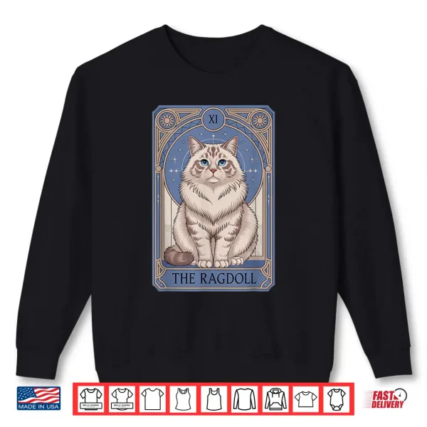 Sweatshirt Tarot Card Ragdoll Cat Mysterious Cat Shirt