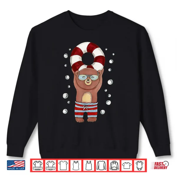 Teddy Bear Swim Team Shirt 2 Sweatshirt Teddy Bear Swim Team Shirt