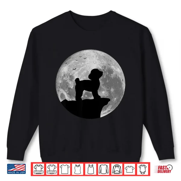 Sweatshirt Toy Poodle Silhouette In The Moon Halloween Costume Shirt
