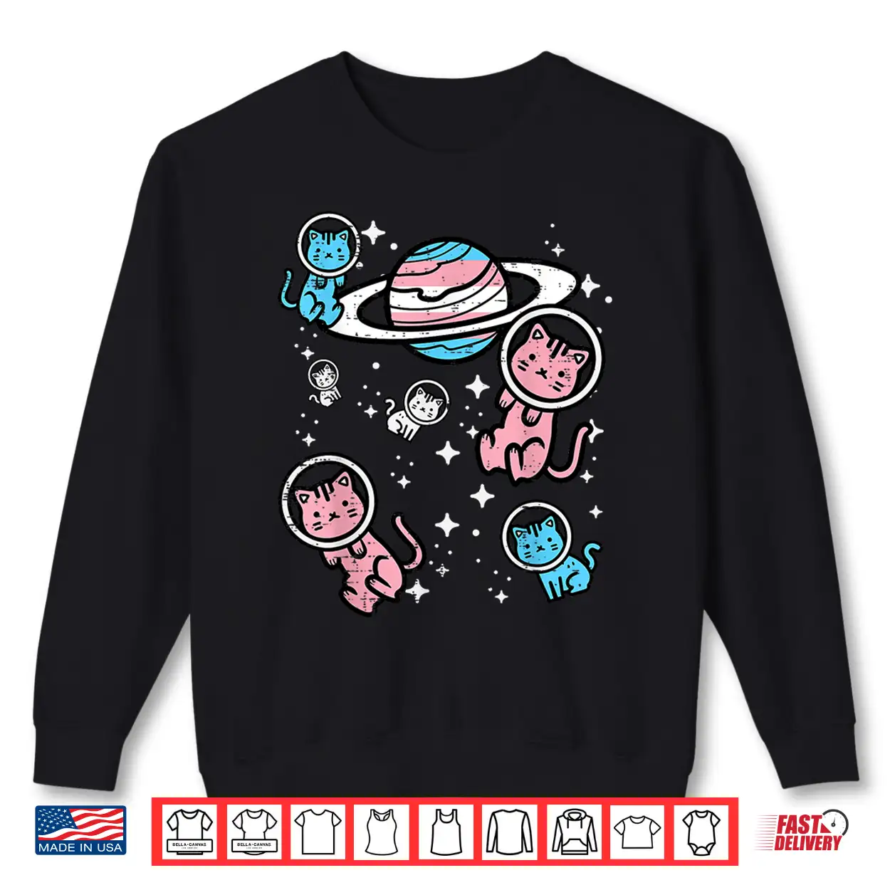 Trans Cats In Space Transgender Transsexual Pride Month Lgbt Shirt Trans Cats In Space Transgender Transsexual Pride Month Lgbt Shirt