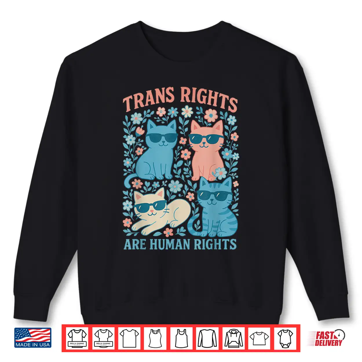 Trans Rights Are Human Rights Cat Lgbt Shirt Gay Pride Month Shirt Trans Rights Are Human Rights Cat Lgbt Shirt Gay Pride Month Shirt