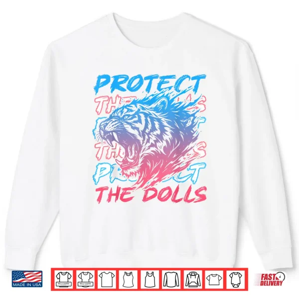 Sweatshirt Transgender LGBT Pride Trans Pride Tiger Protects That Dolls Shirt