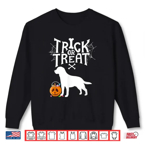 Sweatshirt Trick Or Treat Labrador Retriever Halloween Shirt