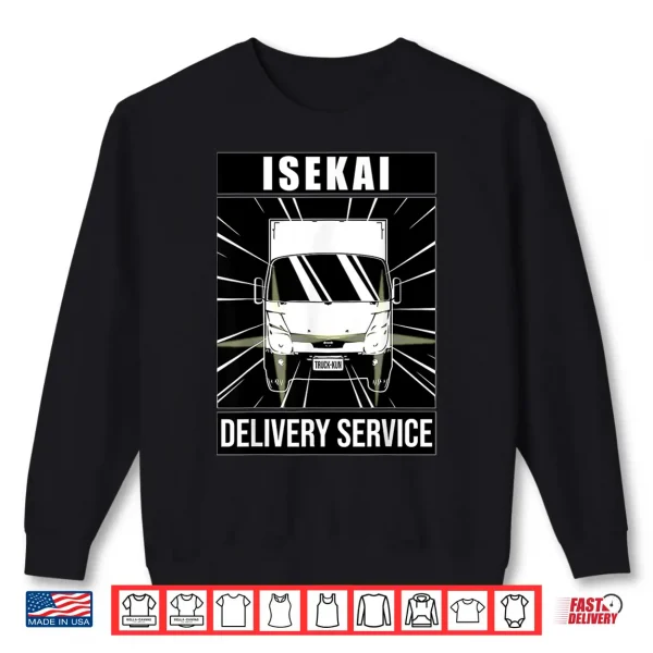 Sweatshirt Truck Kun ISEKAI DELIVERY SERVICE Japanese Kanji Shirt