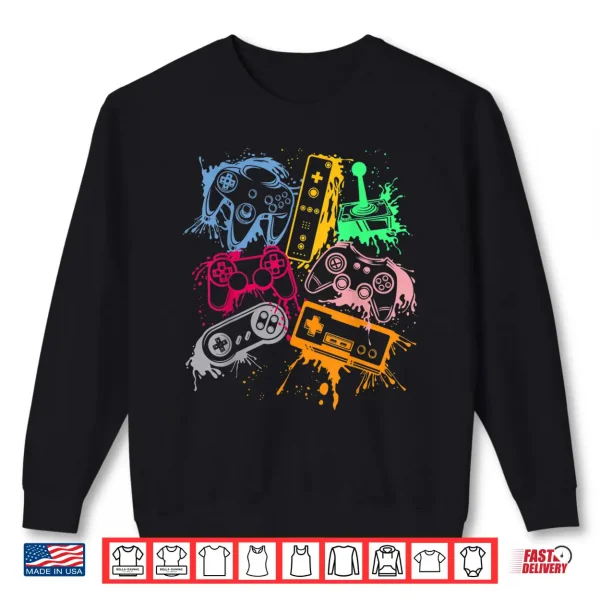Sweatshirt Video Game Console Controllers For The Competitive Gamer Shirt